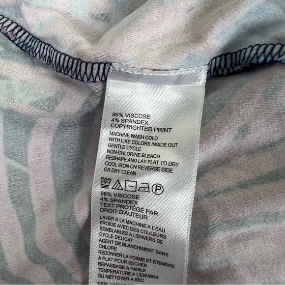 Tommy Bahama Maxi Multi Color Tropical Fern Print Sundress Dress Size S - Picture 7 of 8